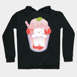 Strawberry Cat Hoodie